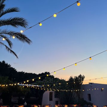 Festoon Fairy lighting hire ibiza